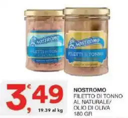 Sisa Nostromo filetto di tonno al naturale/ olio di oliva offerta