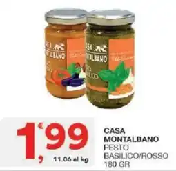 Sisa Casa montalbano pesto basilico/rosso offerta