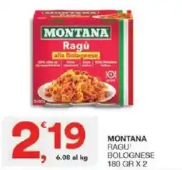 Sisa Montana ragu' bolognese offerta