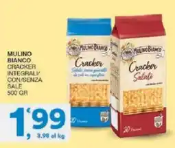 Sisa Mulino bianco cracker integrali con/senza sale offerta