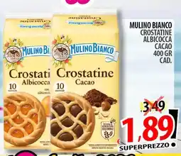 Il Genio Supermercato Mulino bianco crostatine albicocca cacao offerta