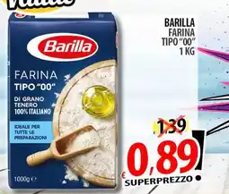 Il Genio Supermercato Barilla farina tipo "00" offerta