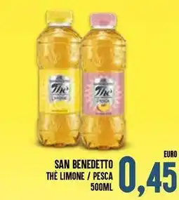 Al Discount San benedetto thè limone / pesca offerta