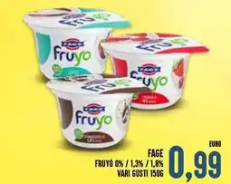 Al Discount Fage fruyo 0%/1,3% / 1,8% offerta