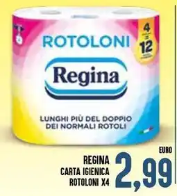 Al Discount Regina carta igienica rotoloni x4 offerta