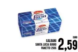 Al Discount Galbani santa lucia burro panetto offerta