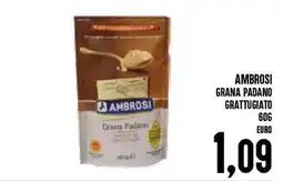 Al Discount Ambrosi grana padano grattugiato offerta