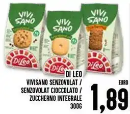 Al Discount Di leo vivisano senzovolat / senzovolat cioccolato / zuccherno integrale offerta