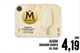Al Discount Algida magnum bianco x4 offerta