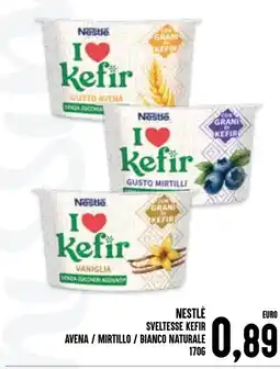 Al Discount Nestlè sveltesse kefir avena / mirtillo / bianco naturale offerta