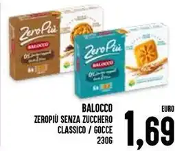 Al Discount Balocco zeropiù senza zucchero classico / gocce offerta