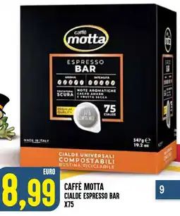 Al Discount Caffè motta cialde espresso bar x75 offerta