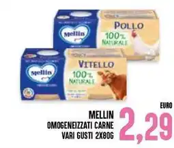 Al Discount Mellin omogeneizzati carne offerta