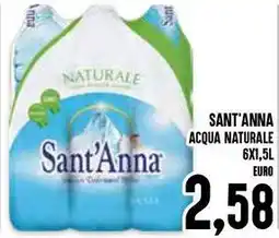 Al Discount Sant'anna acqua naturale offerta
