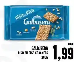 Al Discount Galbusera riso su riso crackers offerta