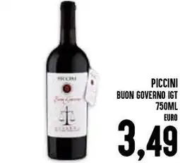 Al Discount Piccini buon governo igt offerta