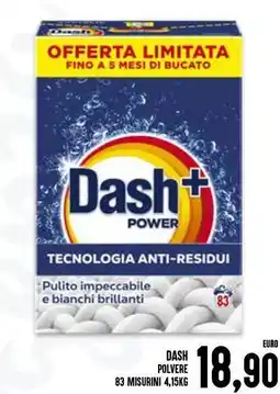Al Discount Dash polvere 83 misurini offerta