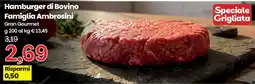 Prix Quality Hamburger di Bovino Famiglia Ambrosini offerta