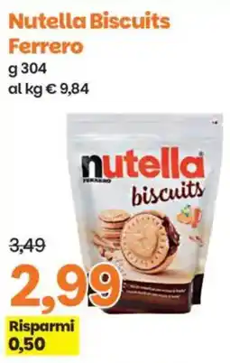 Prix Quality Nutella Biscuits Ferrero offerta