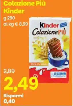 Prix Quality Colazione Più Kinder offerta