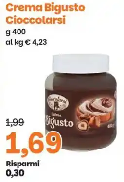 Prix Quality Crema Bigusto Cioccolarsi offerta