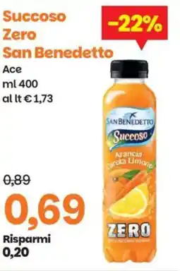 Prix Quality Zero Succoso San Benedetto Ace offerta
