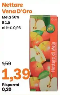 Prix Quality Nettare Vena D'Oro Mela 50% offerta