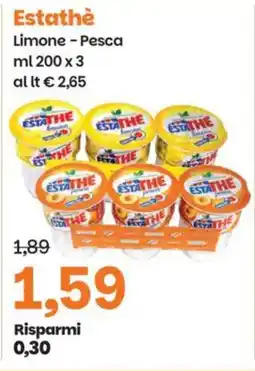 Prix Quality Estathè Limone - Pesca offerta