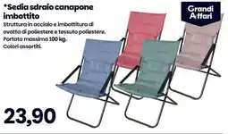 Prix Quality Sedia sdraio canapone imbottito offerta
