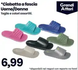 Prix Quality Ciabatta a fascia Uomo/Donna offerta