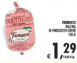 Deco Supermercati Fiorucci pallina di prosciutto cotto offerta