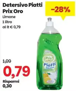 Prix Quality Detersivo Piatti Prix Oro Limone offerta