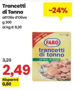 Prix Quality Faro Trancetti di Tonno offerta