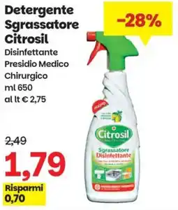 Prix Quality Detergente Sgrassatore Citrosil offerta