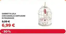 Max Factory Gabbietta lola con candela e diffusore di fragranze offerta