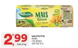 Sisa Valfrutta mais italiano offerta