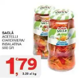 Sisa Saclà acetelli giardiniera/ insalatina offerta