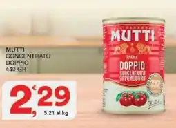 Sisa Mutti concentrato doppio offerta