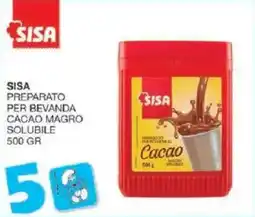 Sisa Sisa preparato per bevanda cacao magro solubile offerta