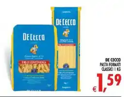 Deco Supermercati De cecco pasta formati classici offerta