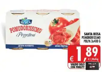 Deco Supermercati Santa rosa pomodorissimo polpa offerta