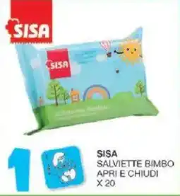 Sisa Sisa salviette bimbo apri e chiudi offerta