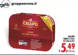 Deco Supermercati Callipo tonno all'olio di oliva offerta