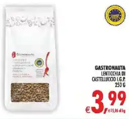Deco Supermercati Gastronauta lenticchia di castelluccio I.G.P. offerta