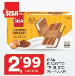 Sisa Sisa biscotto trigusto x6 offerta