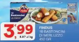 Sisa Findus 18 bastoncini di merluzzo offerta
