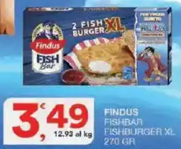 Sisa Findus fishbar fishburger xl offerta
