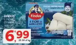 Sisa Findus 4 fior di merluzzo offerta