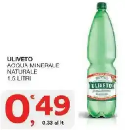 Sisa Uliveto acqua minerale naturale offerta