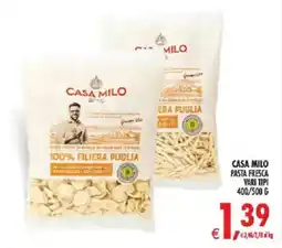 Deco Supermercati Casa milo pasta fresca offerta